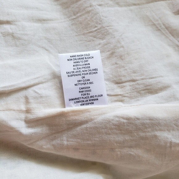 Dolan Left Coast Rossi Eyelet 100% Cotton Moto Jacket Blue White Size 2X - Picture 12 of 12